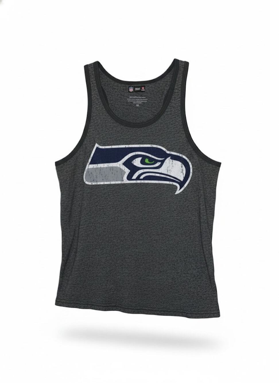 Seattle Seahawks Women's 12th Fan Heathered Grey Tank Top